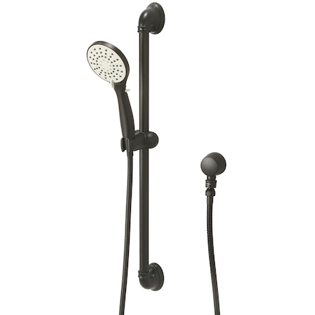 Olympia Handheld Shower Set in Matte Black P-4430-MB